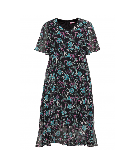 Lengva Sheego šifono suknelė su pamušalu