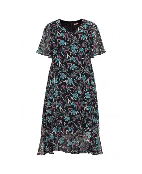 Lengva Sheego šifono suknelė su pamušalu