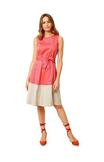 Dvispalvė AMY VERMONT medvilnės suknelė