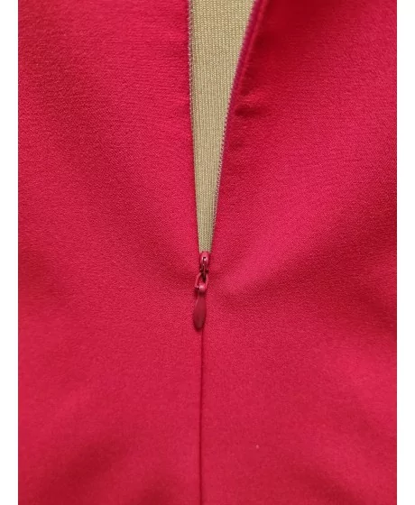 Elastinga, klasikinė MIAMODA suknelė su pamušalu