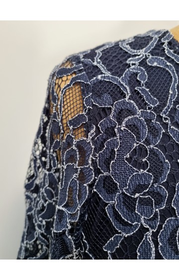 Elegantiška MONA nėrinių suknelė su pamušalu