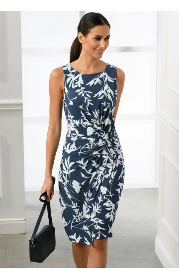 Alba Moda džersio suknelė su pamušalu