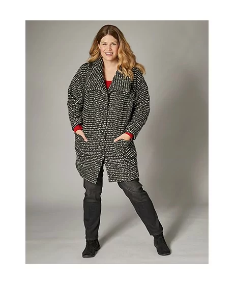 Emanuelle Vittoriano oversize stiliaus trumpas paltas - 1