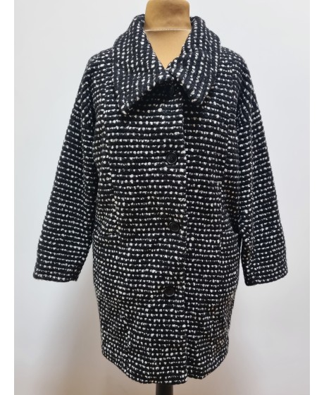 Emanuelle Vittoriano oversize stiliaus trumpas paltas  - 2