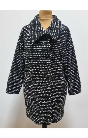 Emanuelle Vittoriano oversize stiliaus trumpas paltas - 2