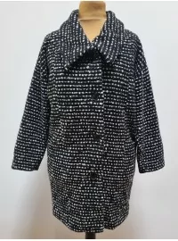 Emanuelle Vittoriano oversize stiliaus trumpas paltas - 2