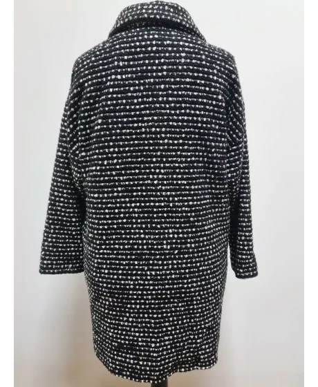 Emanuelle Vittoriano oversize stiliaus trumpas paltas - 3