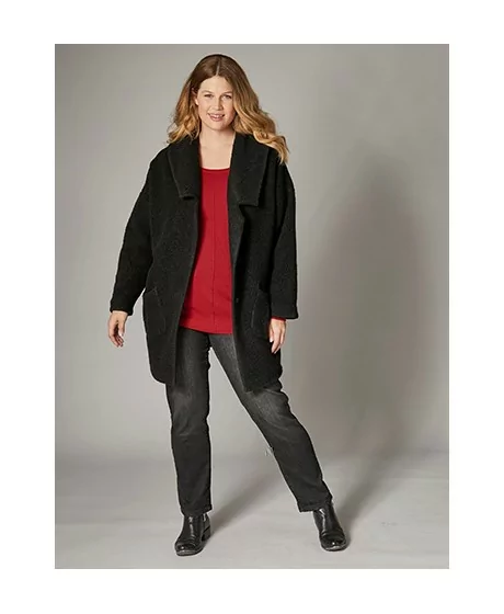 Emanuele Vittoriano oversize vilnonis paltas - 1