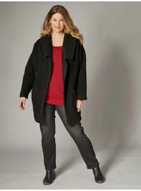 Emanuele Vittoriano oversize vilnonis paltas - 1