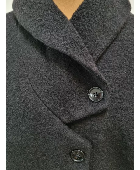 Emanuele Vittoriano oversize vilnonis paltas - 2