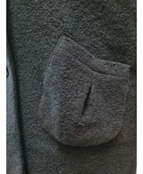 Emanuele Vittoriano oversize vilnonis paltas - 3