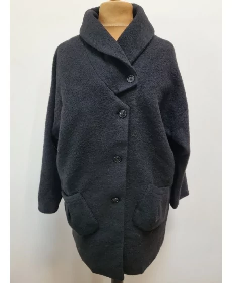 Emanuele Vittoriano oversize vilnonis paltas - 4