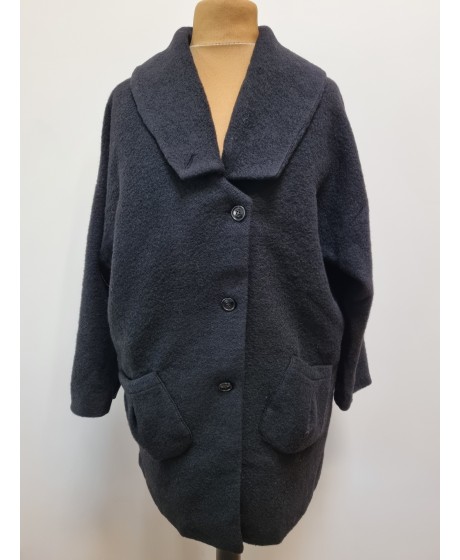 Emanuele Vittoriano oversize vilnonis paltas  - 5