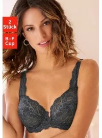 2-in1 Elegantiškų nėrinių Petite Fleur liemenėlių komplektas