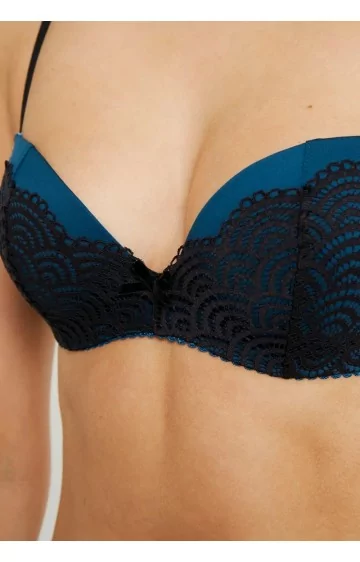 LASCANA liemenėlė su PUSH UP Ocean