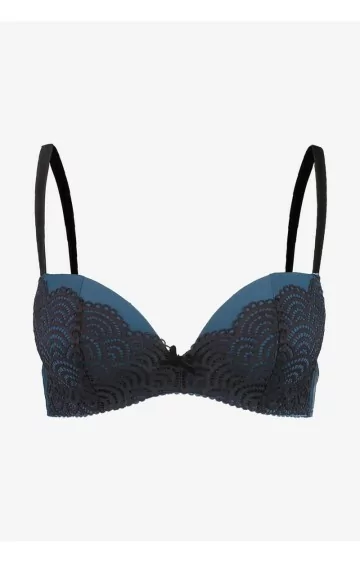 LASCANA liemenėlė su PUSH UP Ocean