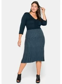 Plono mezgimo Sheego medvilnės suknelė