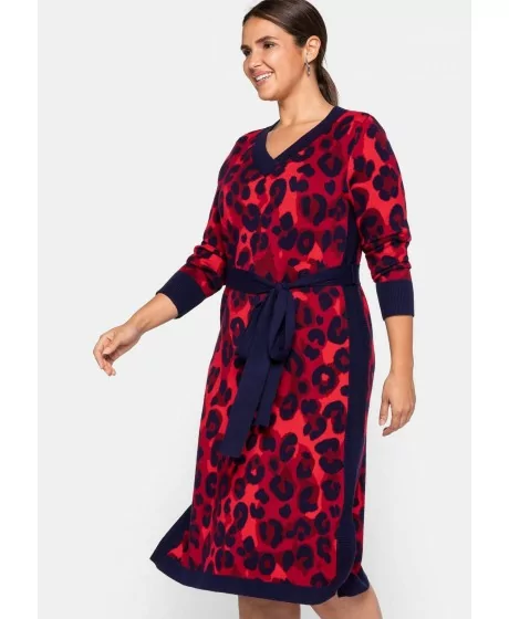 Šilta megzta Sheego suknelė