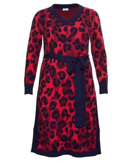 Šilta megzta Sheego suknelė