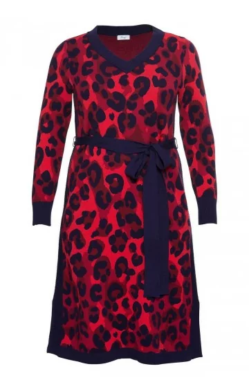 Šilta megzta Sheego suknelė