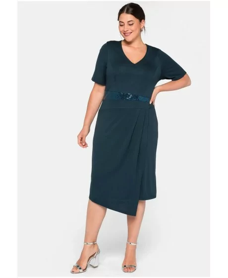 Puošni Sheego džersio suknelė