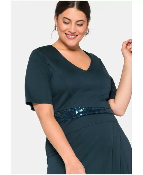 Puošni Sheego džersio suknelė