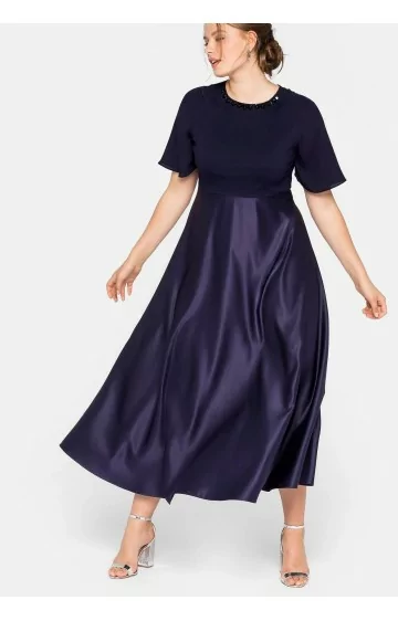 Vakarinė Sheego suknelė trikotažiniu viršumi Sheego - 2