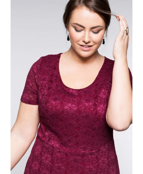 Sheego nėrinių suknelė su figūrą formuojančiu apatiniu