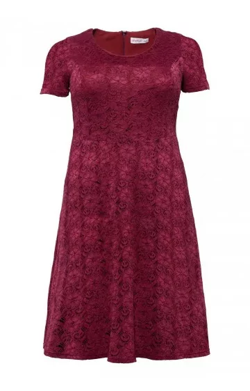 Sheego nėrinių suknelė su figūrą formuojančiu apatiniu