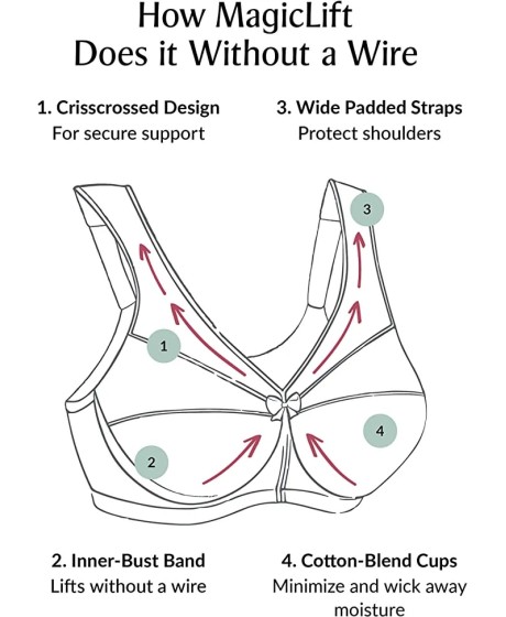 Glamorise mažinanti liemenėlė