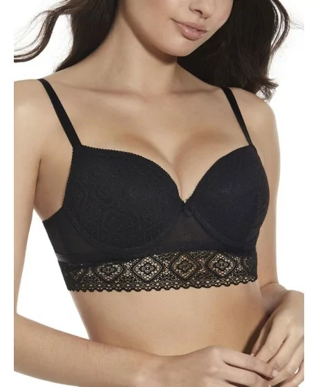 SELENE švelnių nėrinių liemenėlė AMAYA su Push-Up